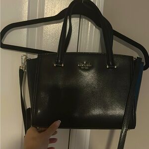 Kate Spade lightly used black crossbody tote